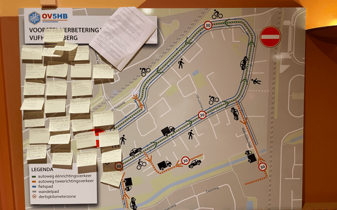 Bedrijventerrein Vijfhuizenberg éénrichtingsverkeer of niet? De meningen zijn erg verdeeld!